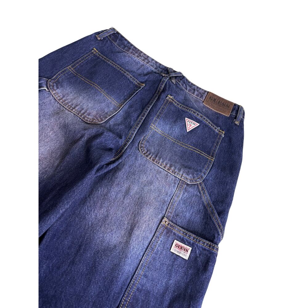 GUESS Carpenter Jeans Y2K Dark Wash Baggy Denim Size 30
